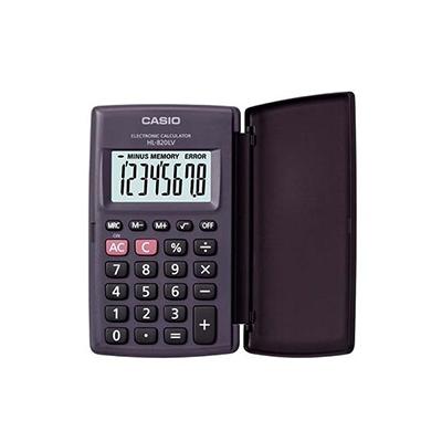 CASIO HL-820VER Basic Taschenrechner Blau (8-stellig)