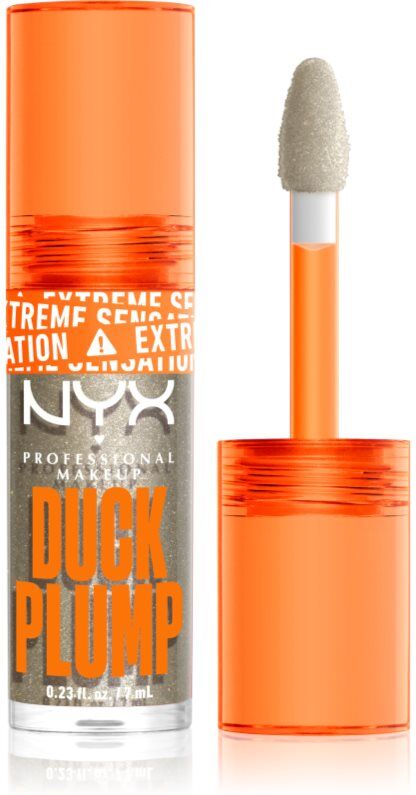 NYX Professional Makeup Duck Plump lip gloss with magnifying effect shade Quazy Silver 7 ml