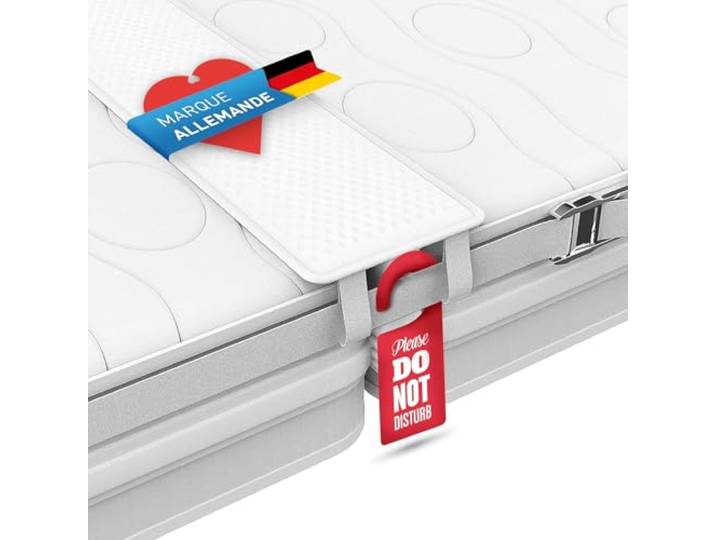 FLIPLINE Love Bridge Ensemble de Matelas Tout-en-Un [200 x 18 cm] pour Les familles et Les Couples avec Housse résistante à la déchirure\, Sangle d'arrimage et Sac de Transport – Pont de Matelas