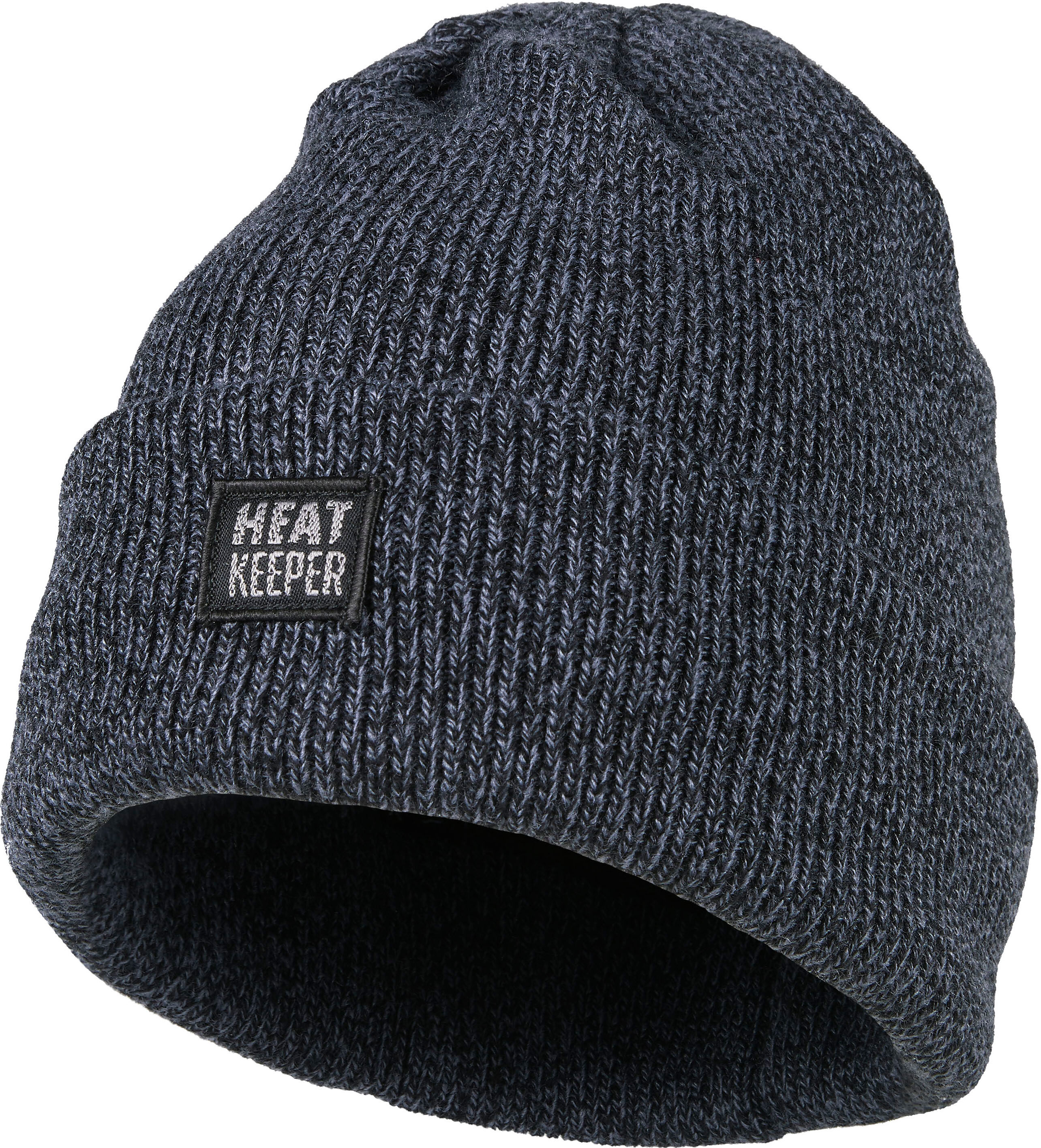 Strickmütze HEATKEEPER, Herren, grau (anthrazit), Kunstfaser, meliert, Mützen Strickmütze, Thermo Herren Mütze, Perfekte Kombi von Thermo und Mode.