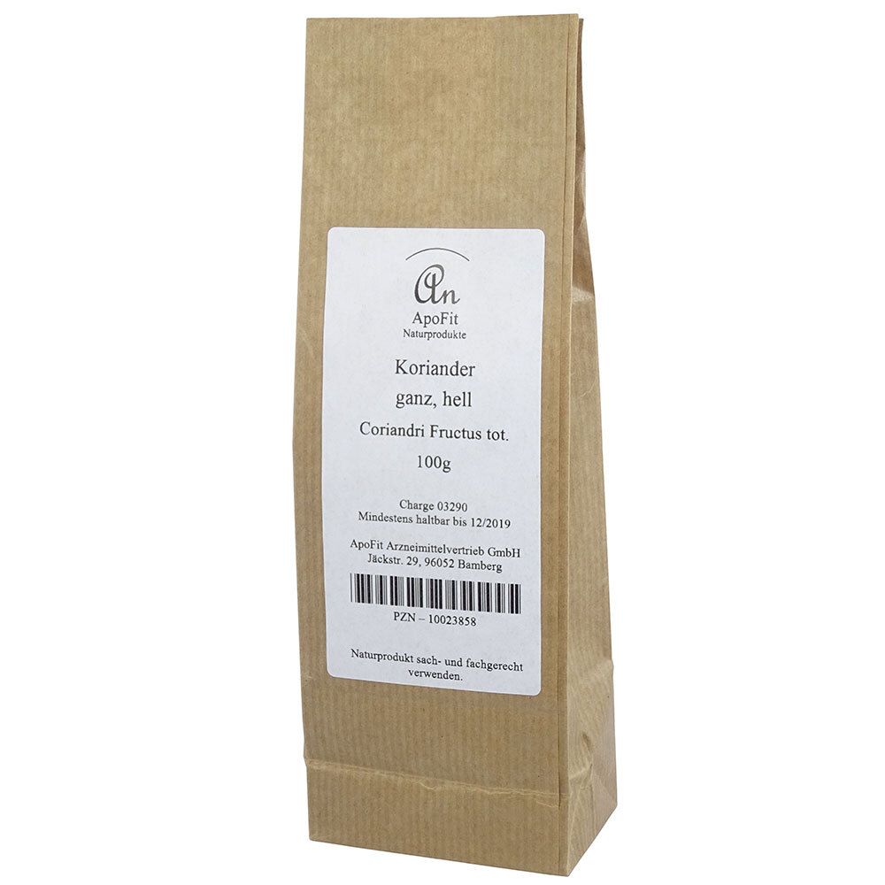Koriander Ganz hell 100 g Kerne
