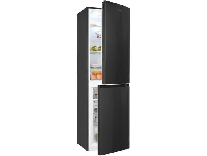 exquisit Kühl-/Gefrierkombination KGC250-85--040D inoxlook-az, 180,5 cm hoch, 54,5 cm breit