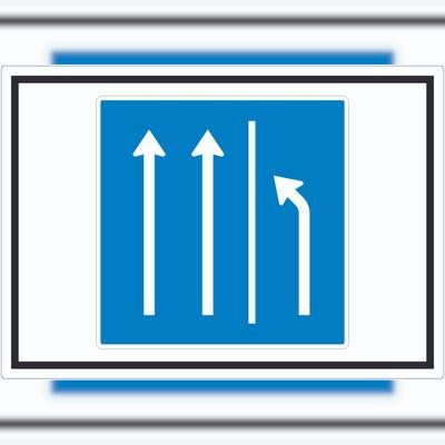 HB-Druck Aufkleber Seitenstreifen räumen Symbol A6 (105x148mm)