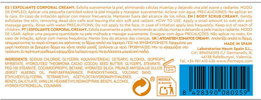Flor De Mayo Body Scrub creamy 170 ml