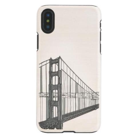 Man&Wood SmartPhone case iPhone X/XS hand bridge black (Apple iPhone X, Apple iPhone XS) (1000000357)