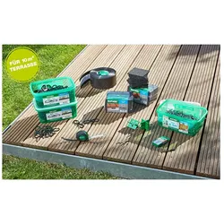 SPAX Grundausstattung für den Terrassenbau, Montageset – für ca. 10qm