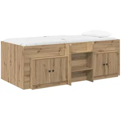 vidaXL, Bett, Loft Bett (90 x 200 cm)