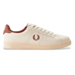 Fred Perry für Herren. B6312-R96 Leder-Sneaker B721 beige (40), Wohnung, Schnürsenkel, Lässig