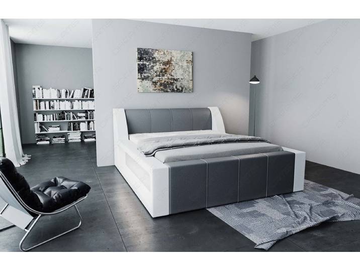 Wasserbett Fermo mit LED und markanter Struktur