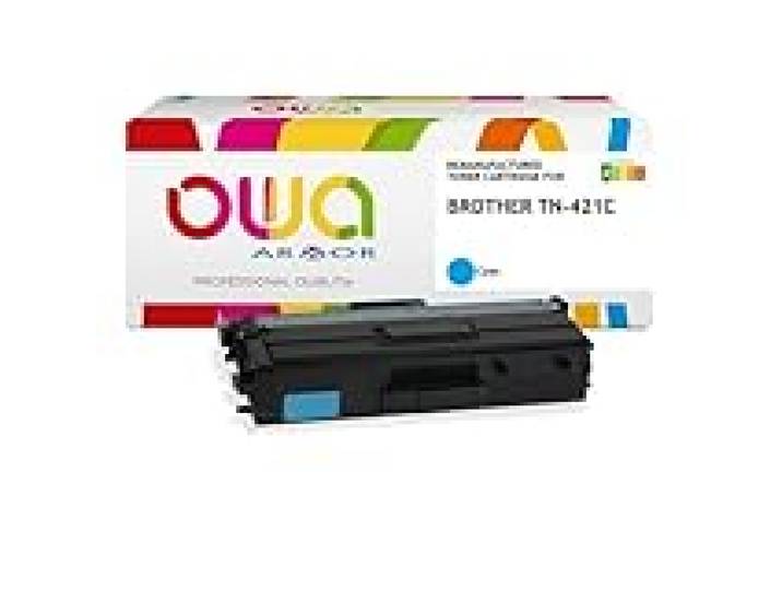 Owa & Armor Toner Laser Compatible à La Marque Brother TN421C Cyan