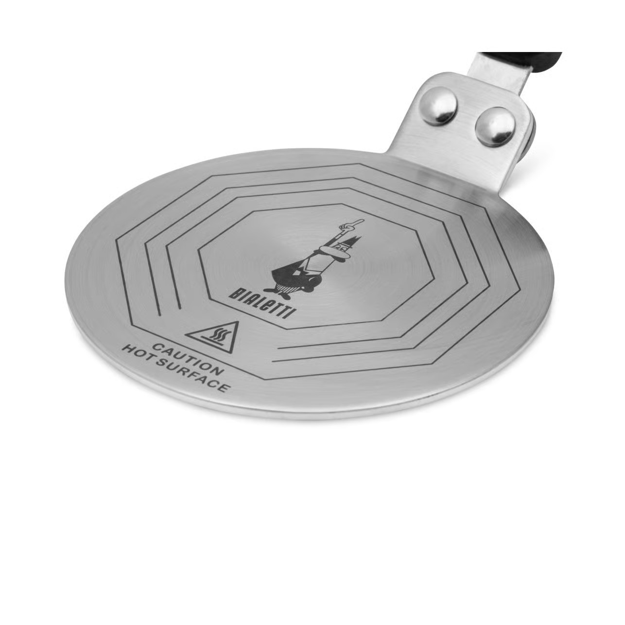 Bialetti Inductieplaat Ø13 cm Zilver-zwart