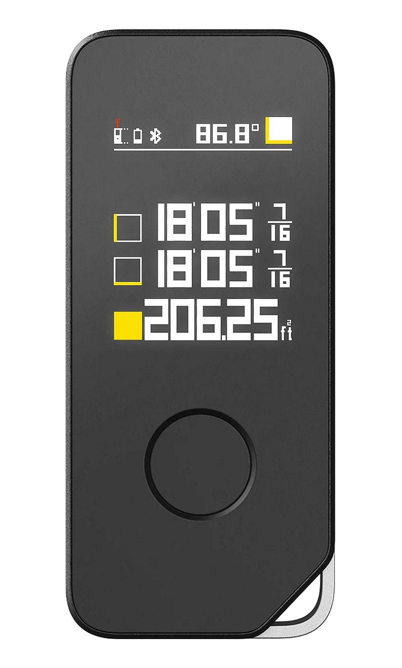 HOTO H-D50 Laser Measure Pro 50 m – Präziser Laser-Distanzmesser mit Bluetooth-App, OLED-Display und USB-C-Akku HTE0025GL