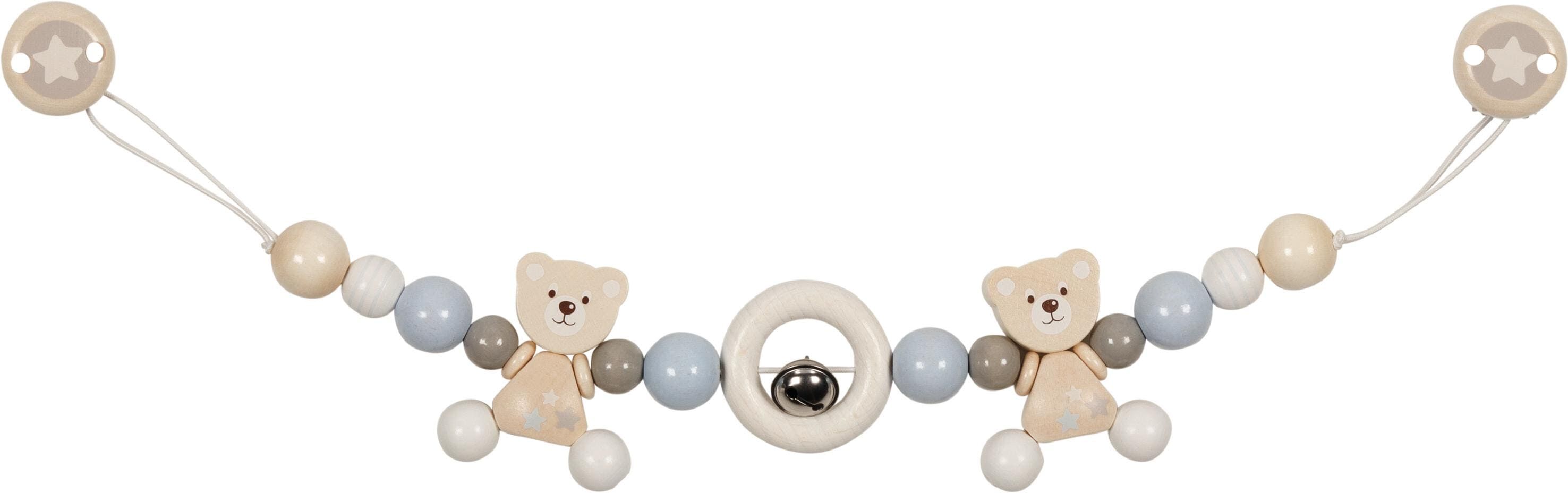 Kinderwagenanhänger GOKI "Kinderwagenkette", Baby, beige (natur), Holz, Greifspielzeug Kinderwagenanhänger natur Einheitsgröße