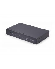 StarTech.com 4-Port KM Switch mit Maus-Roaming USB 3.0 Umschalter Tastatur und Maus 3 STARTECH.COM 3,5mm/USB Audio TAA Konform (P4A20132-KM-SWITCH)