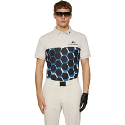 J. LINDEBERG Polo Jeffrey Tour, petrol/taupe