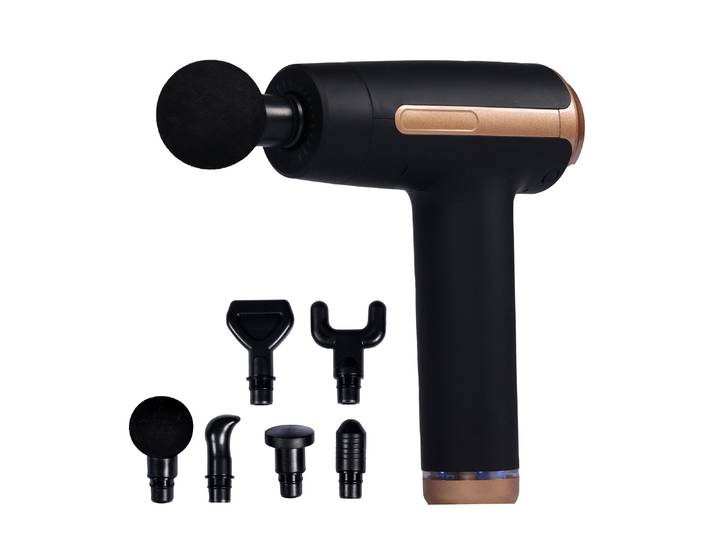 Massagepistole schwarz/gold