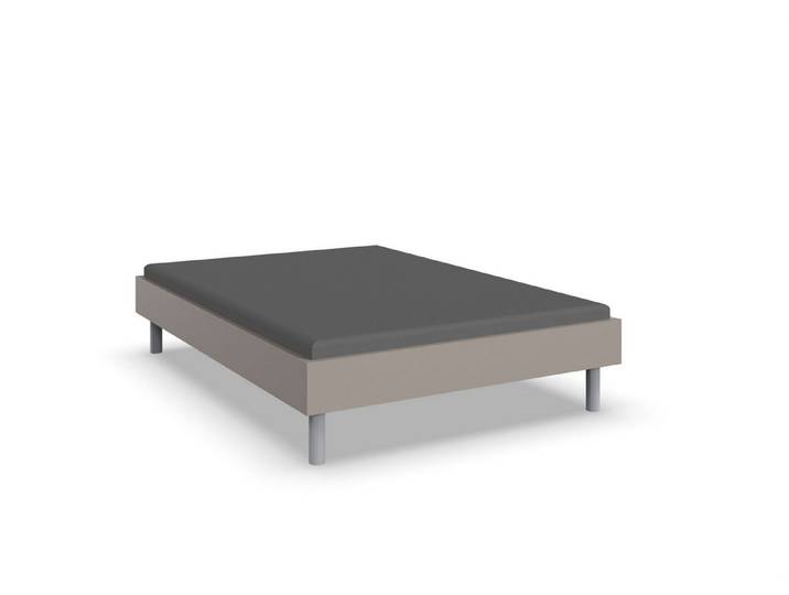freiraum Bettgestell Easy Beds Standard, Liegefläche 140x200cm, SAHARAGRAU - 149x38x210cm (BxHxT)