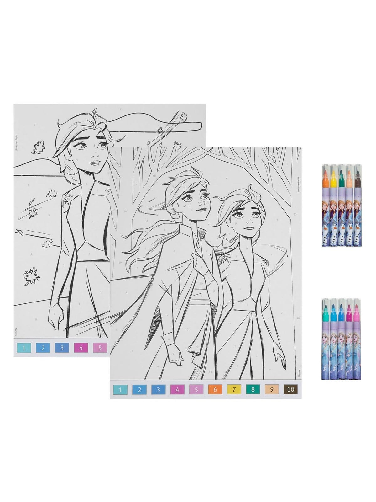 Undercover FROZEN Paint by numbers
