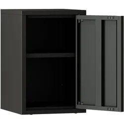 En.Casa, Kommode + Sideboard, Hängeschrank Burlöv 50x33x35 cm Stahl Schwarz (33 x 35 x 50 cm)