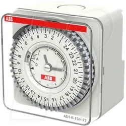 ABB AD1-R-15M-72 - Analoge Zeitschaltuhr Tagesprogramm 15-min-Takt