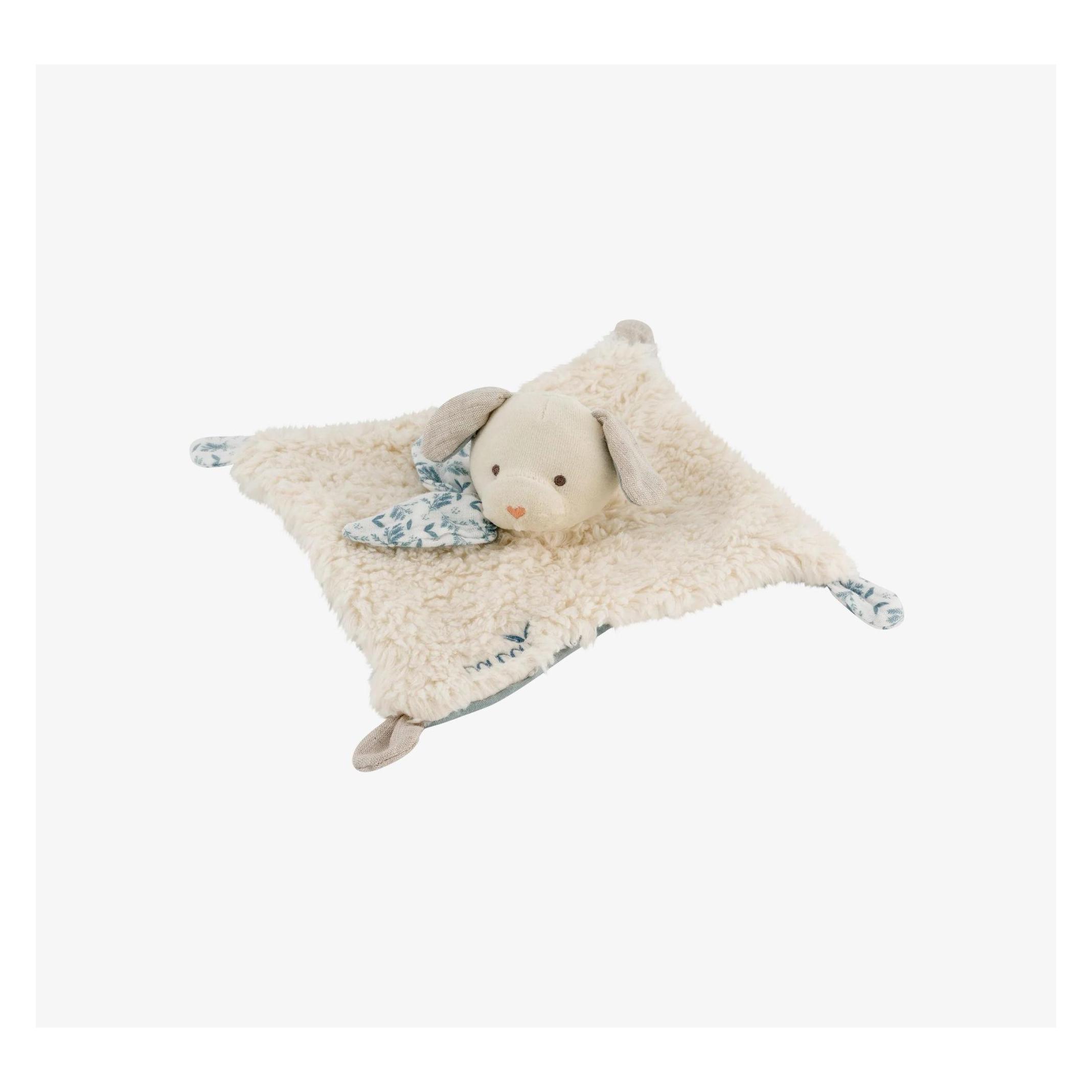 Doudou et Compagnie Bio Hund Schmusetuch,blau 25cm (24 x 24 cm) (DC3965)