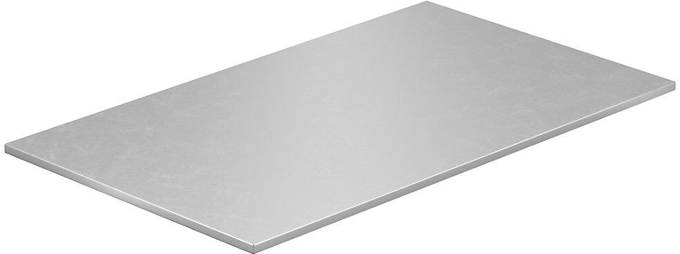 ESD-Etagenboden, aus Zinkblech, LxB 1215 x 720 mm eurokraft pro