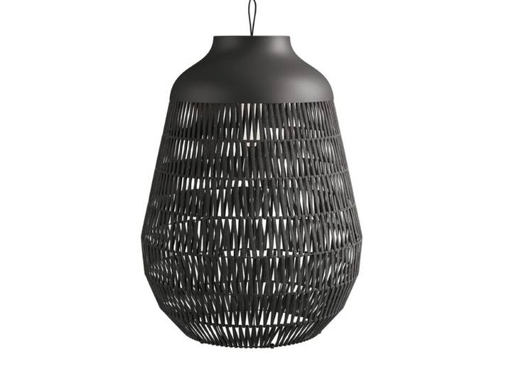 Lodes Bodenaußenleuchte Stitch, aus Outdoor-Gewebeband, E27 - A