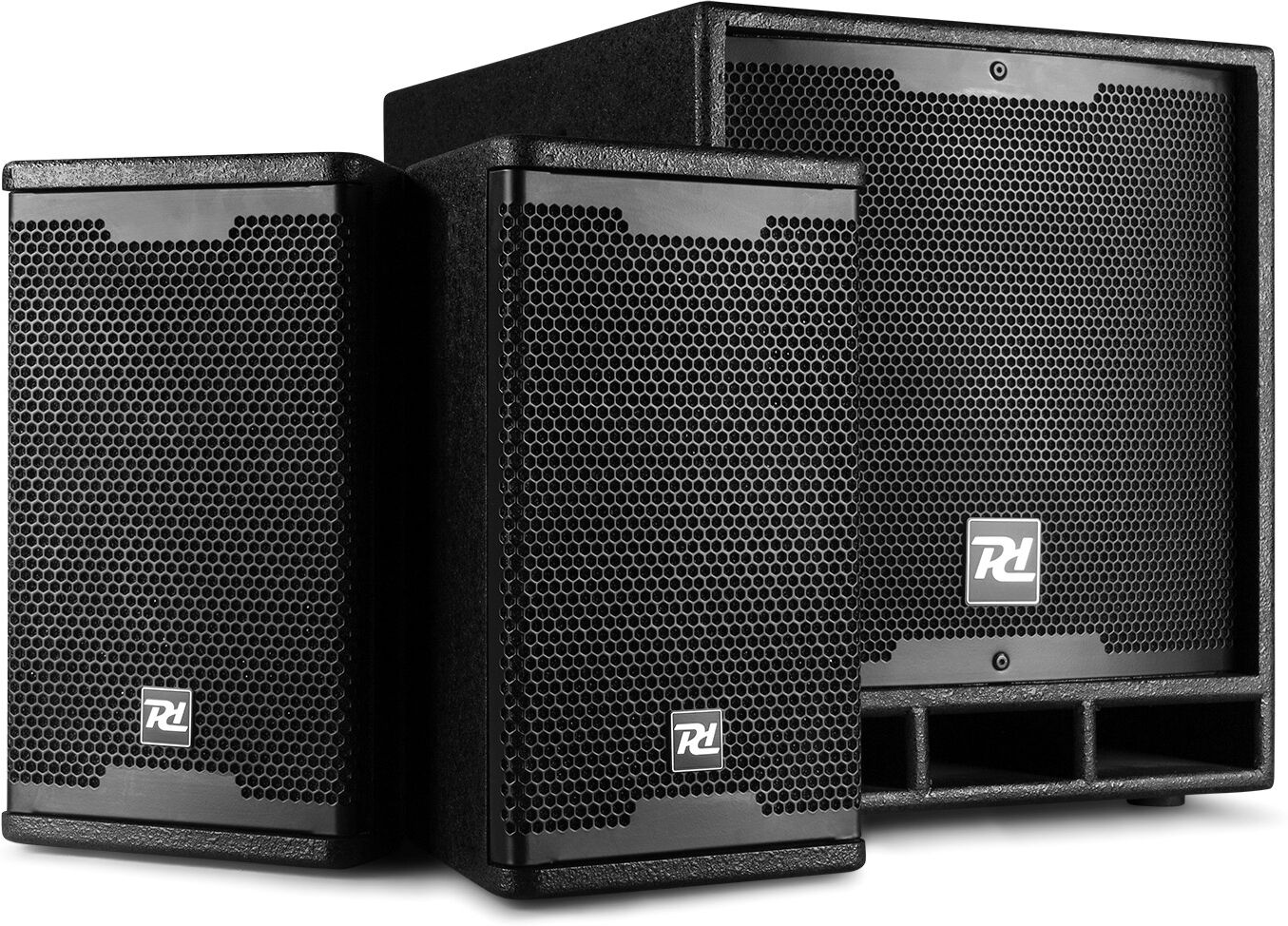 Power Dynamics Pd Combo 1200 12" Subwoofer + 2x 6,5" Topteile