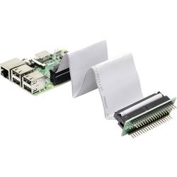 Joy-it RB-CON+01 GPIO-Kabel Raspberry Pi® [40x GPIO-Buchse - 40x GPIO-Buchse, GPIO-Stecker] 15.00 cm Grau inkl. Pins