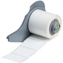 Brady, Etikettenrolle, M7-31-351, fälschungssicheres Vinyl, Weiss, matt, 38.10 x 25.40 mm (250 E.)