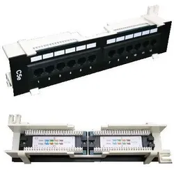Moldex DATACOM Patch box UTP 12 port CAT5E DUAL BK, Server Zubehör, Schwarz