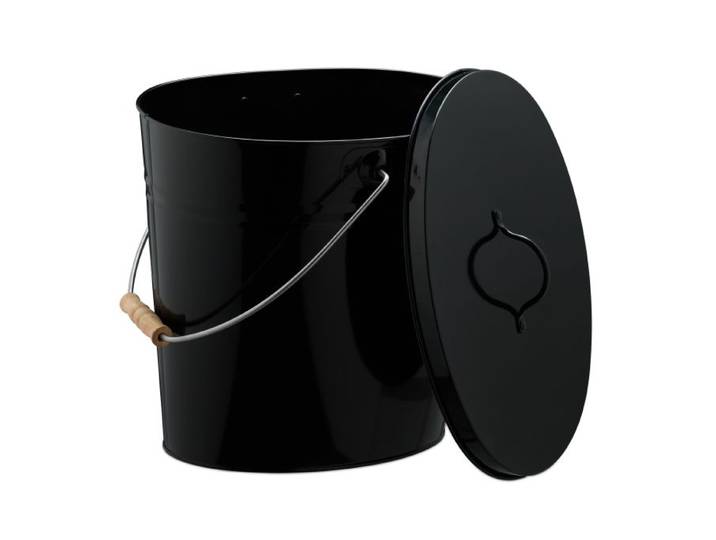 Relaxdays Asemmer met deksel 12 liter