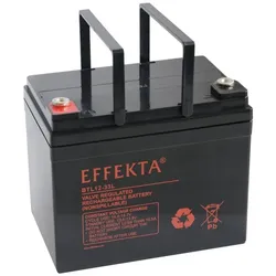 Effekta BTL 12-33L AGM Akku 12V 33Ah – passend für USV, Notstrom & Sicherheitstechnik