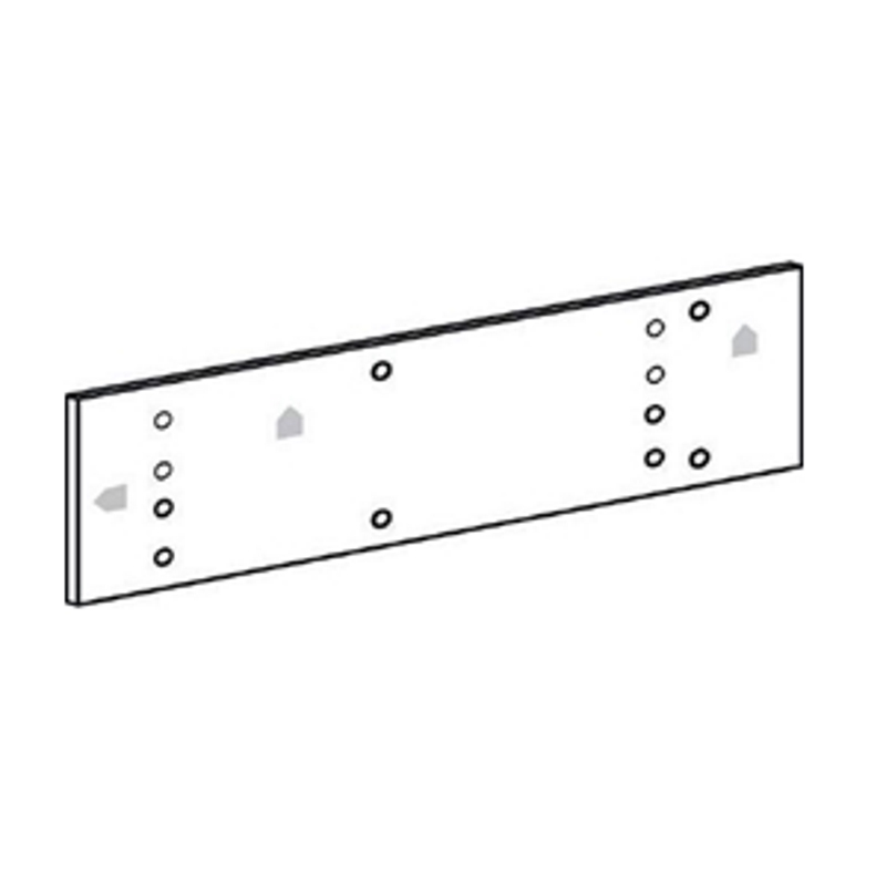 DORMAKABA Montageplatte DORMA für Obentürschließer TS 72/71, Aluminium 22002101