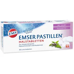 EMSER Pastillen mit Salbei zuckerfrei 30 St