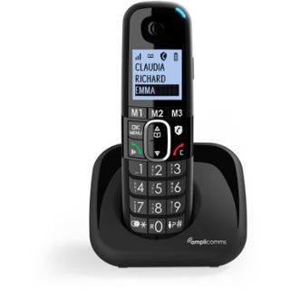 Amplicomms BigTel 1500 EU schwarz Grosstastentelefon