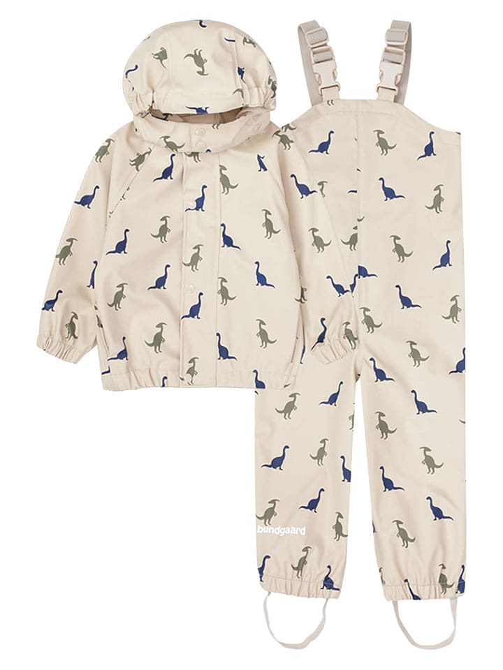 Bundgaard 2tlg. Regenoutfit "Cali" in Creme - 98