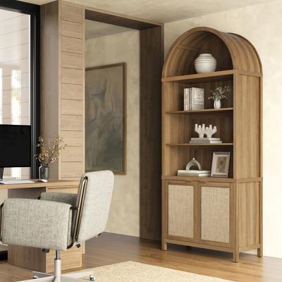SICOTAS Ingenious Arc - Topped Multifunctional Storage Bookcase