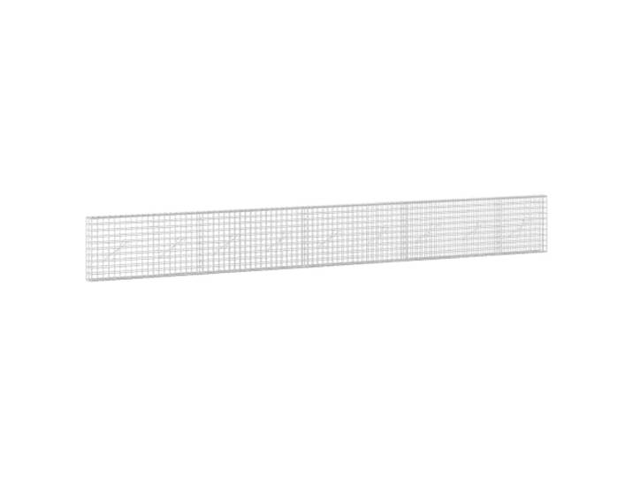 vidaXL Gabione mit 5 mm Draht und 5x5 cm Maschen 450x10x50 cm