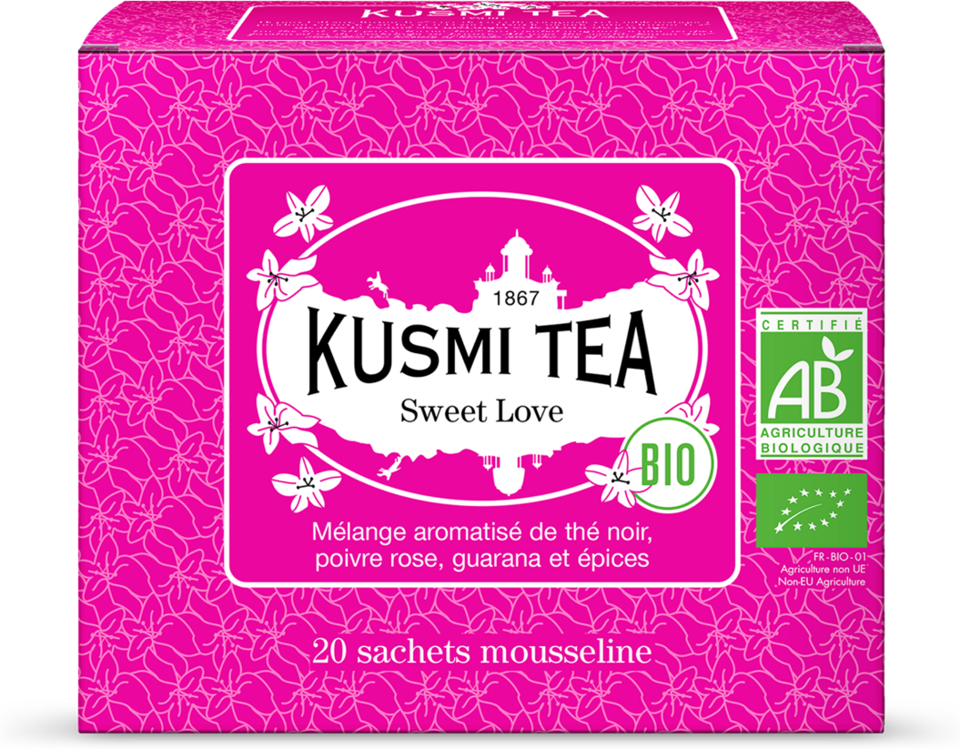 Sweet Love bio - Schwarzer tee, gewürzen, bio - Kusmi Tea