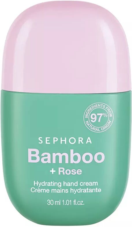 SEPHORA - Hydratisierende Handcreme - 12 Stunden Feuchtigkeitsversorgung, 30 ml, Bamboo + Rose