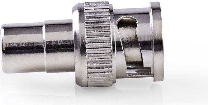 Nedis BNC naar RCA adapter 50 Ohm zilver, 10 stuks