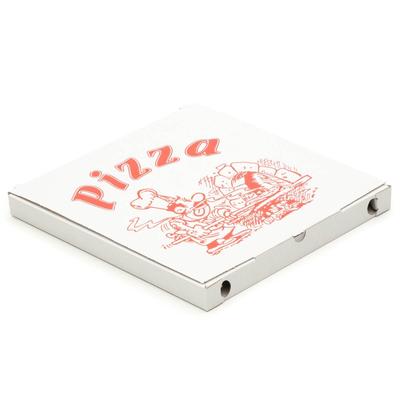 KK Verpackungen 300 Pizzakartons 320 x 320 x 40 mm Pizzaschachteln Motiv Verpackungen weiß