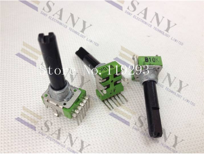 [LAN] ALPHA RK12 R12-B10K B10K Potentiomètre à poignée de 30MM, 6 pieds, 10 pièces/lot