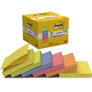 Post-it Haftnotizen Z-Notes, R330NR, neon, 76 x 76mm, selbstklebend, 6x 100 Blatt