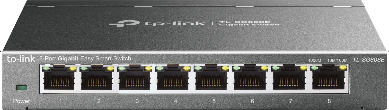 TP-Link TL-SG608E 8-poorts Gigabit-switch voor efficiënt netwerkbeheer