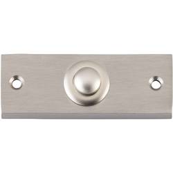 Heidemann 70402 Klingeltaster 1fach Nickel 24 V/1 A