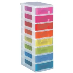 Really Useful Box Aufbewahrungs-Boxenturm »Fresh Colour« (klein), 42x92.5x30 cm
