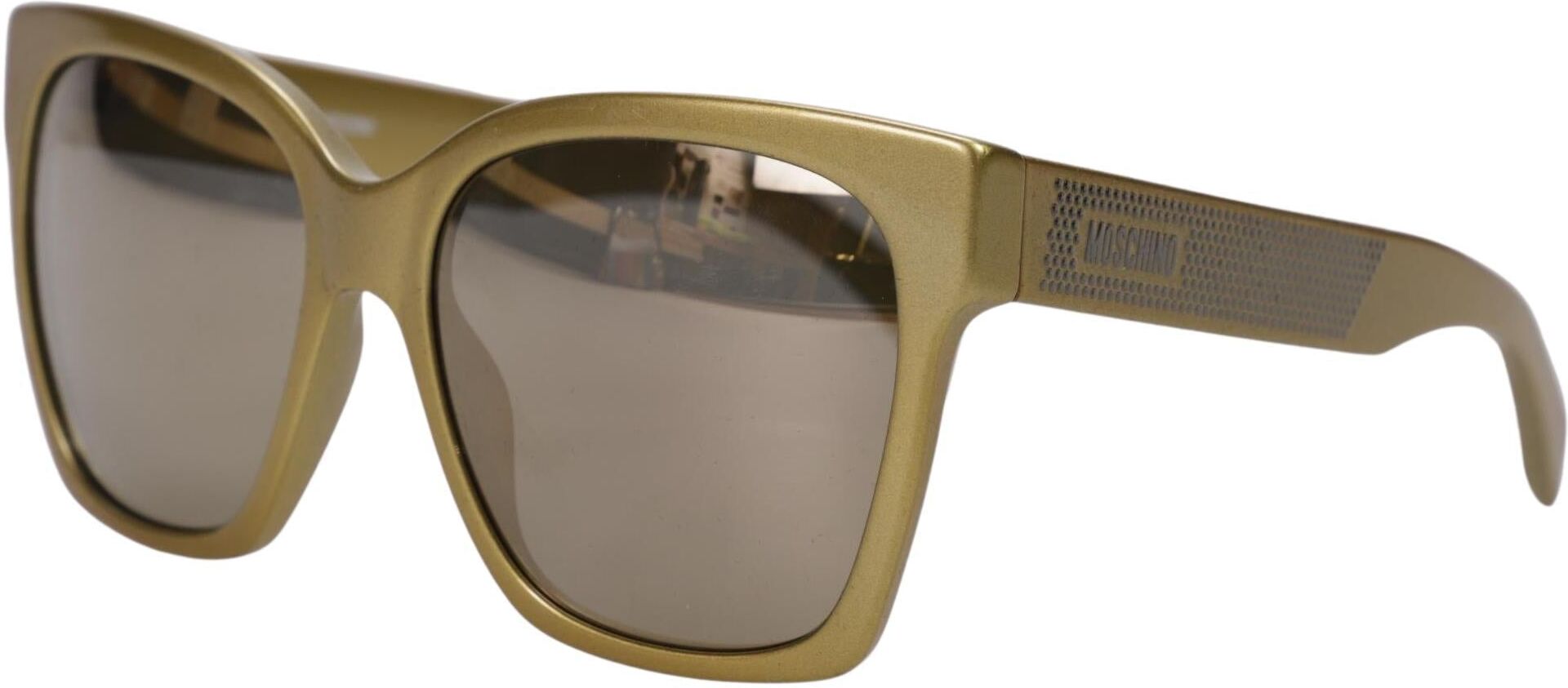 Moschino Damen Sonnenbrille, Gelb - Second Hand