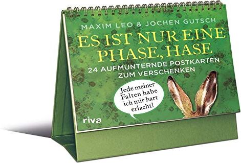 Maxim Leo - Es ist nur eine Phase, Hase – 24 aufmunternde Postkarten zum Verschenken - Preis vom 11.10.2026 15:43:13 h